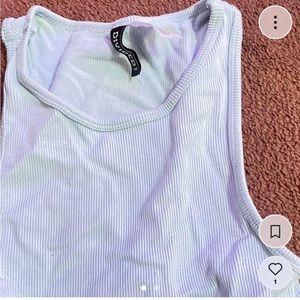Blue tank from H&M XS-M